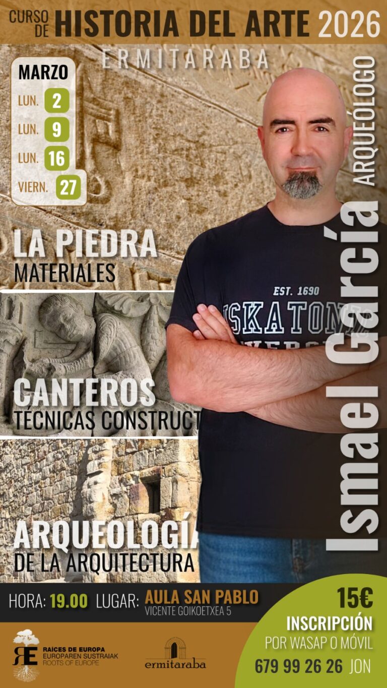 Curso de Historia del Arte. Materiales, Técnicas constructivas y arqueología de la arquitectura. Ismael García. 2, 9, 16 y 27 abril 2026